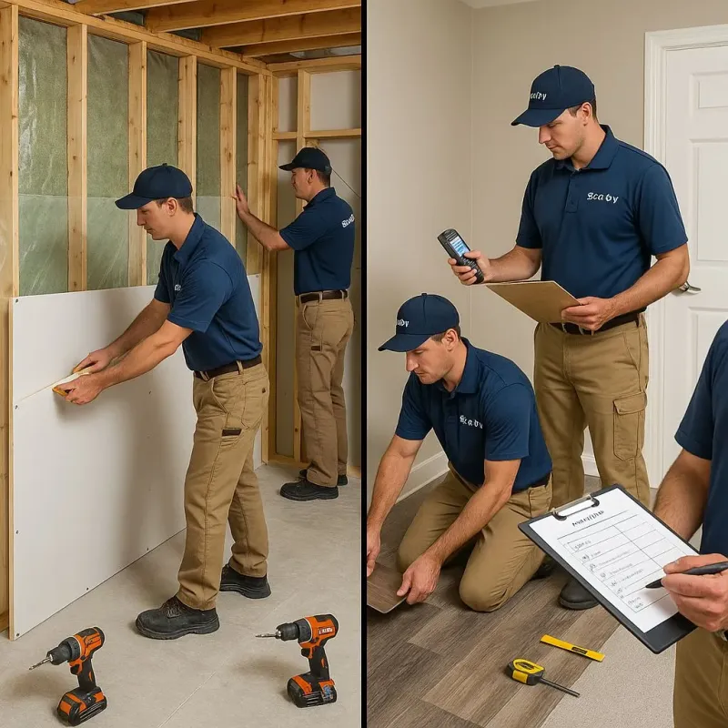 Repairs and Reconstruction process in Goodhue, MN